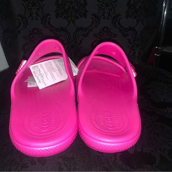 CROCS Classic Sandals Hot Pink Juice Women’s Size 12 Men’s Size 10 New with Tags main image 2